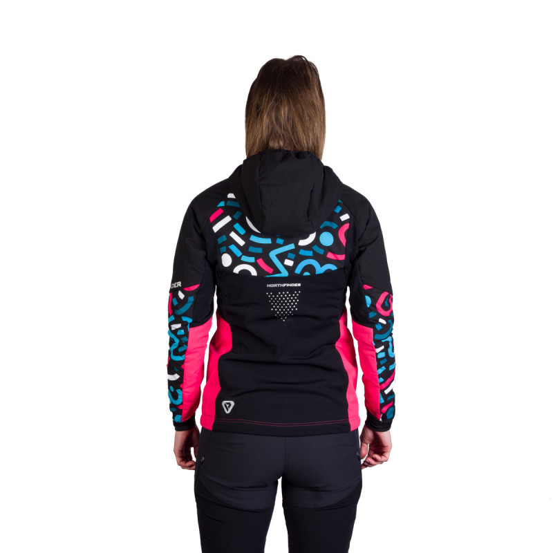 Dámská bunda Ski-turing Northfinder ROHACE 3 BU-48073SKP multicolorprint